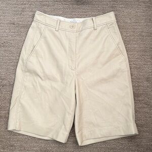 Aritzia Women's Babaton Adrian Bermuda Faux Leather Shorts size 2